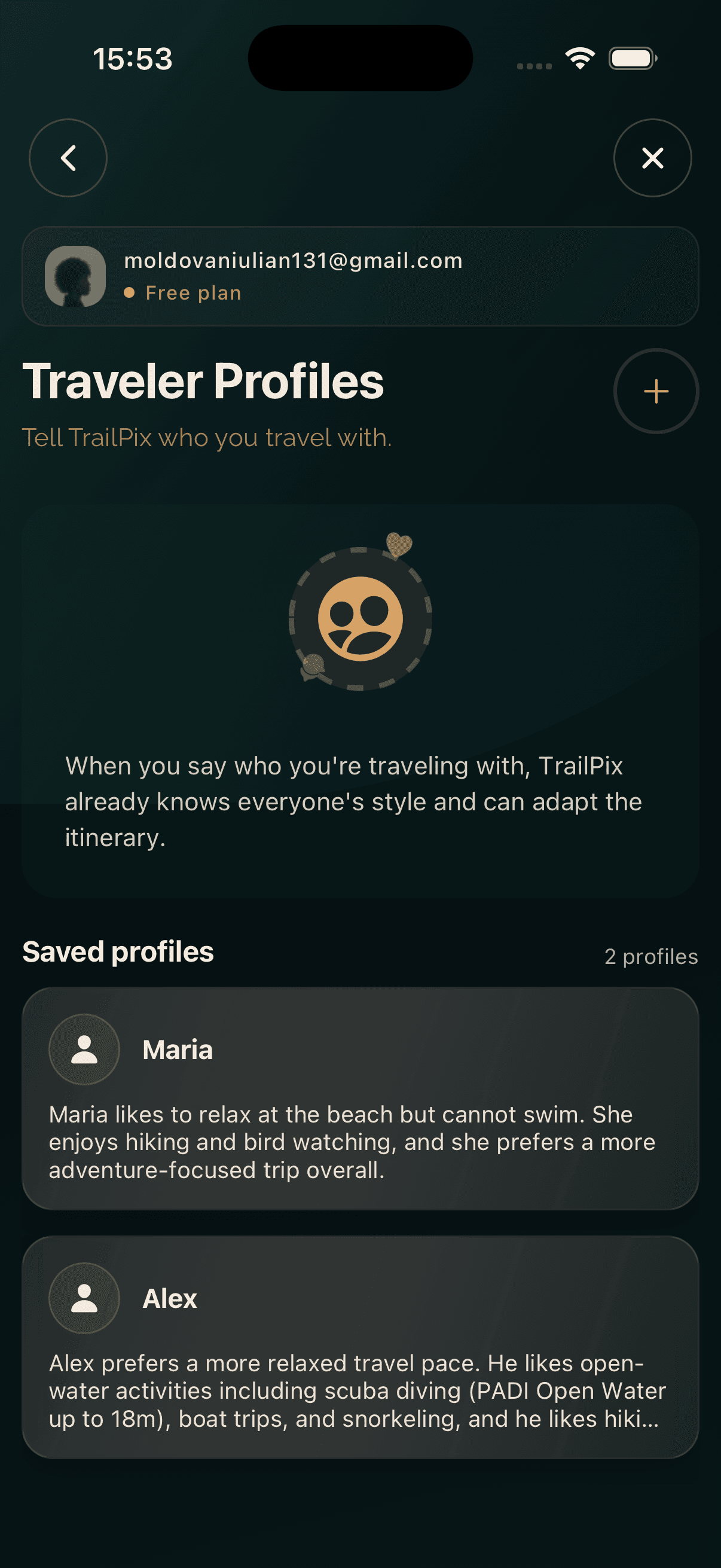 TrailPix app